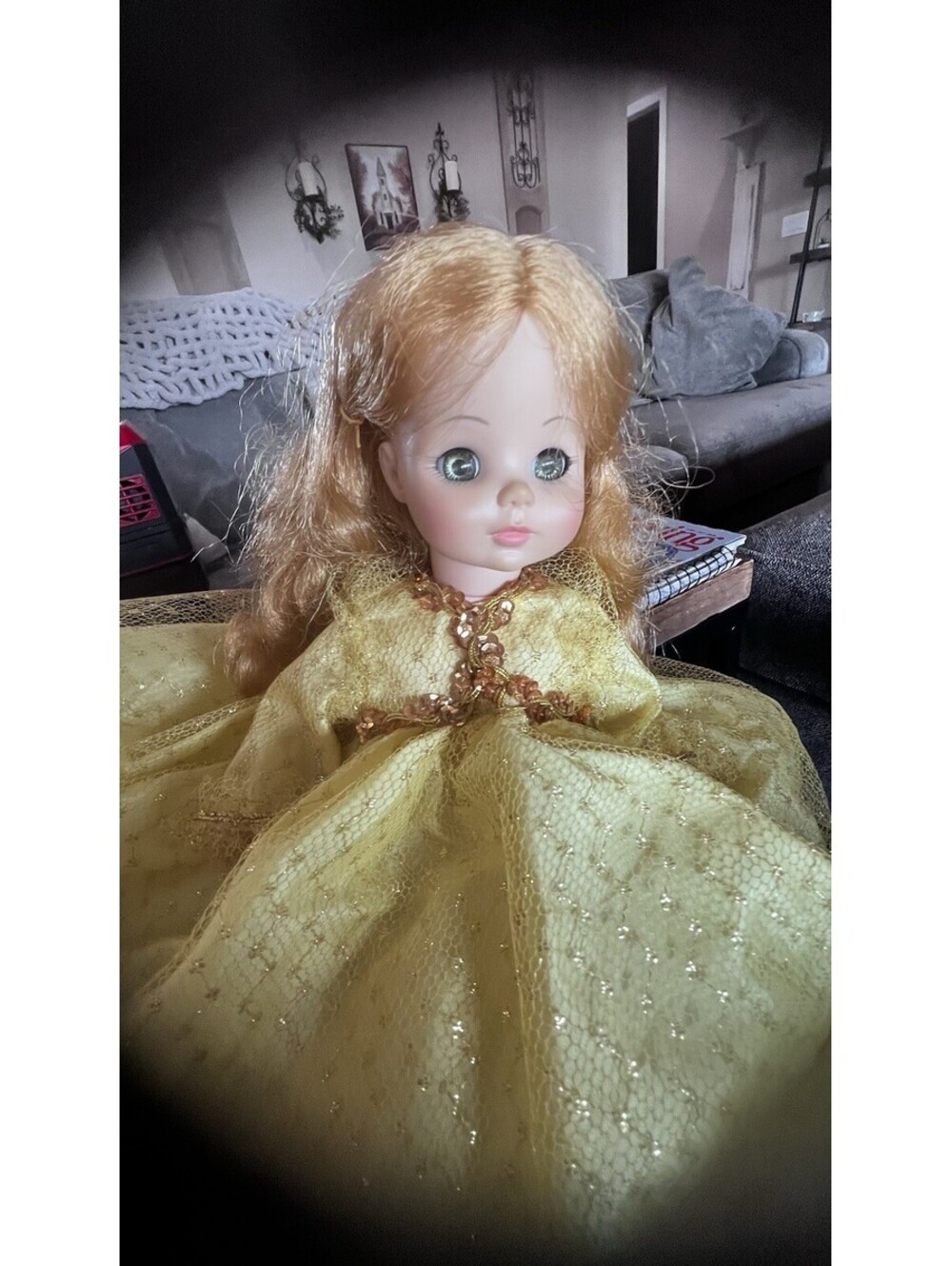 Madame Alexander Sleeping Beauty Doll No Box Yellow Dress Fairytale Story Book - Picture 2 of 4